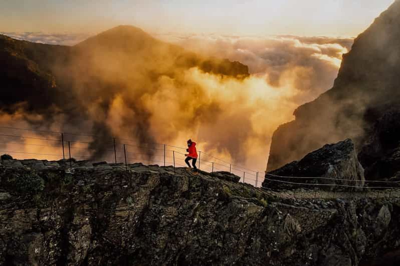 Funchal : Lever de soleil sur le Pico do Arieiro et randonnée Ruivo/LaranoTransfert