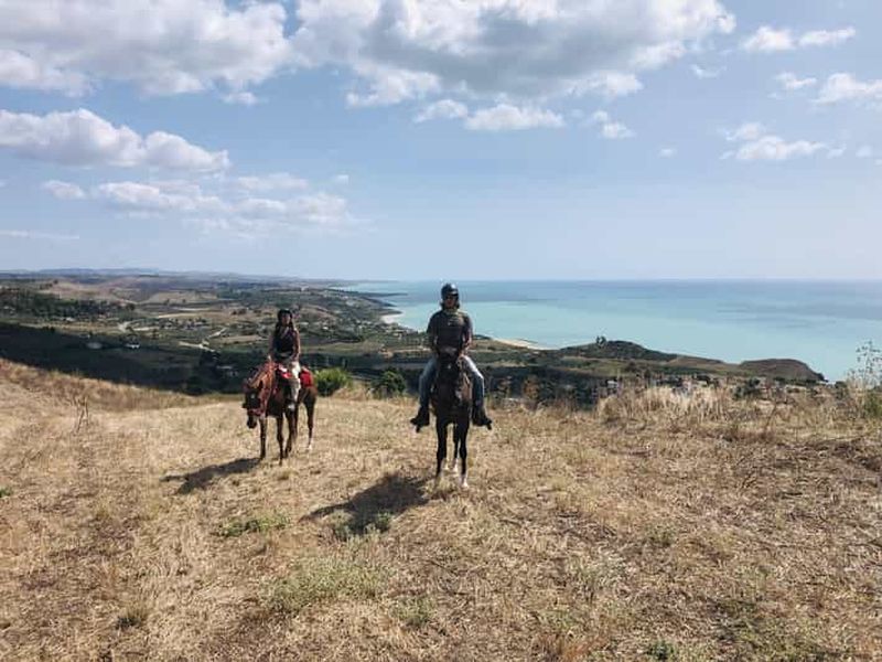 Randonnée à cheval sur les plages de Sciacca