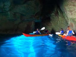 MENORCA : Parcours en kayak dans les grottes + séance photo.