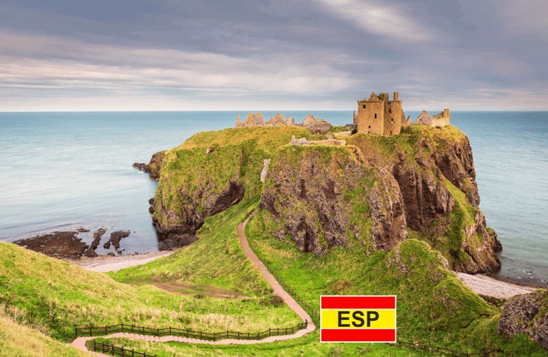 Édimbourg : St Andrews, château de Dunnottar et visite de Falkland