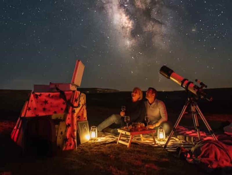 Désert de Tabernas : Nuit étoilée avec télescopes