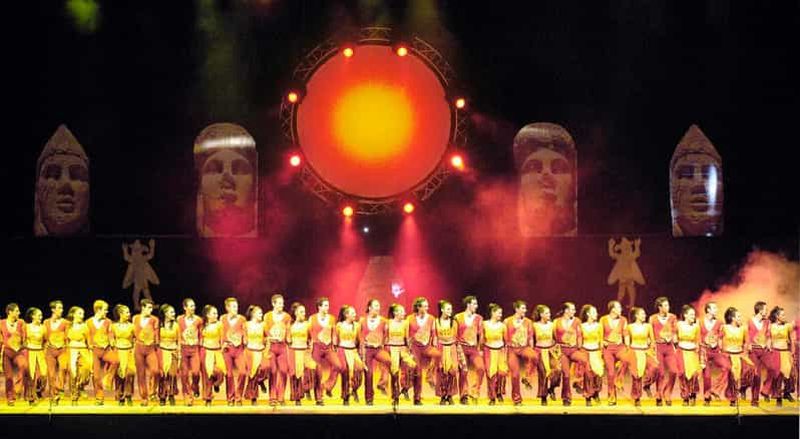 Spectacle de danse « Fire of Anatolia » au théâtre antique d'Aspendos