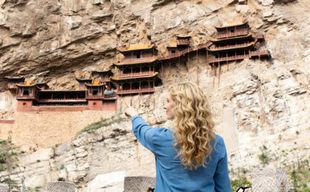 Pékin : visite en train à grande vitesse du temple suspendu et des grottes de Yungang