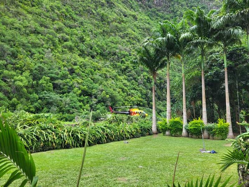 Vol en hélicoptère cascades et bassins de La Réunion avec repas