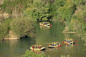 Calasparra : Rafting dans le canyon des Almadenes avec grottes et art rupestre