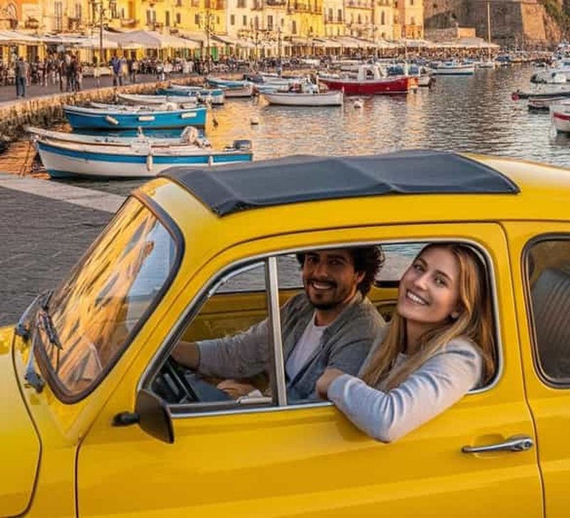 Au départ de Naples : Circuit de 5 heures en Fiat 500 ou 600 dans les Champs Phlégréens