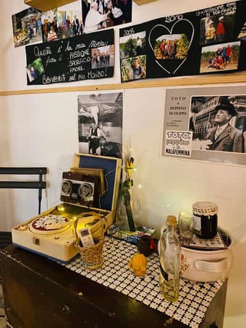 Brindisi : dîner chez des grands-parents paysans avec vin