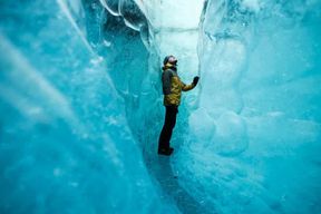 Jökulsárlón : La visite originale de la grotte de glace sur le Vatnajökull