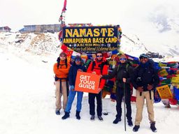 Katmandou/Pokhara : Trek de 5 jours au camp de base de l'Annapurna (ABC)