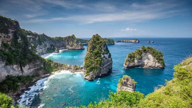 Nusa Penida : plage de Tembeling, Goa Giri Putri et Diamond Beach