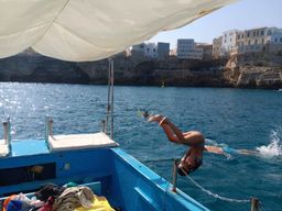 Excursion en bateau : Polignano a Mare depuis Monopoli