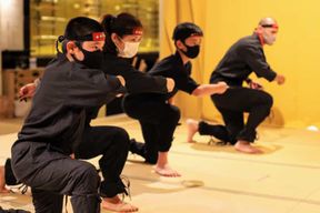 Musée des samouraïs et des ninjas d'Asakusa : entraînement ninja adapté aux enfants