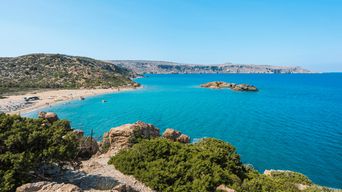 Crète : forêt de palmiers de Vai, Itanos et Erimoupoli, excursion sur la plage
