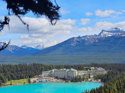 Au départ de Banff : visite d'une demi-journée au lac Moraine et au lac Louise