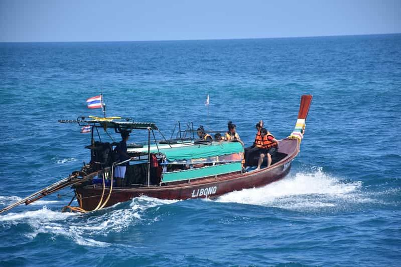 Koh Lanta : excursion en bateau à longue queue vers 4 îles et la grotte d'émeraude