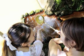 Beppu : visite de l'île de Himeshima en voiturette écologique et onsen