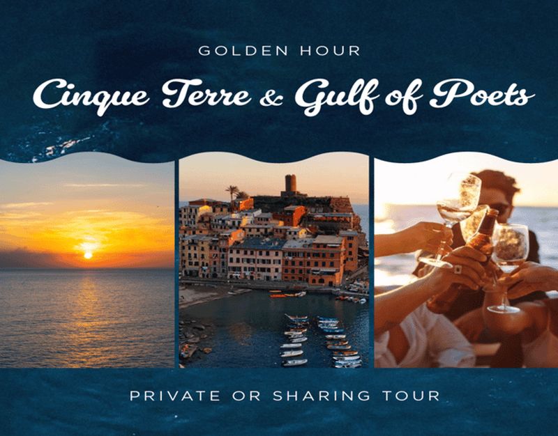 Lerici : plage de Caletta et excursion au coucher du soleil à Tellaro