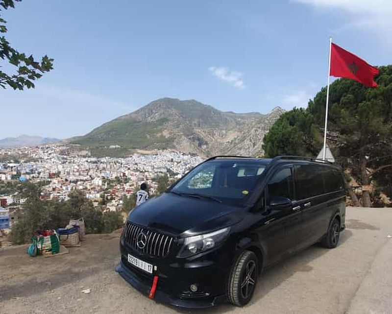 Transfert privé de Tanger à Fès/Fes à Tangir via Chefchauen