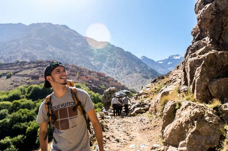 Au départ de Marrakech : Excursion d'une journée dans les montagnes de l'Atlas avec promenade à dos de chameau
