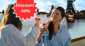 Zaanse Schans : Croisière dans le village de moulins à vent de l'UNESCO + Guide en direct