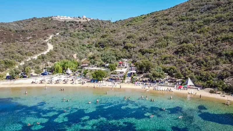 Au départ de Thessalonique : croisière dans le lagon bleu de la Chalcidique avec déjeuner