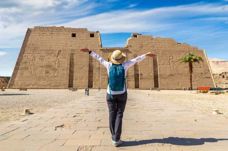 Louxor : billet d'entrée avec code QR pour le temple de Médinet Habou