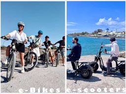 Santorin : Le tour de l'île en vélo électrique