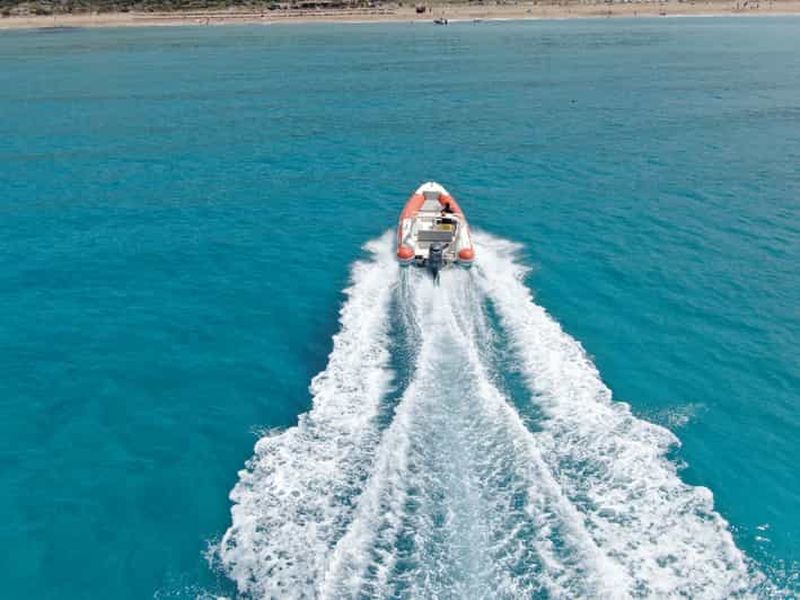 Falasarna : Croisière privée en semi-rigide sur la plage de Balos et l'île de Gramvousa