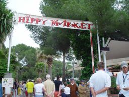 Ibiza : Mercadillo Hippie Las Dalias nocturno