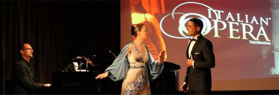 Taormine : représentation d'opéra au théâtre Nazarena