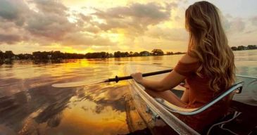 Winter Park : excursion en kayak transparent sur la Chaîne des Lacs