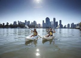 Brisbane : Location de 2 heures de kayak sur la rivière Brisbane