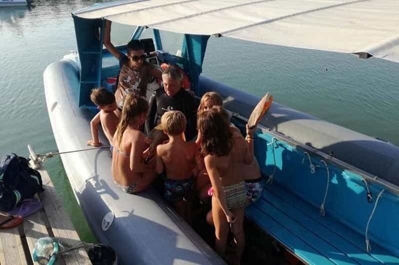 Île de Giglio (Toscane) : excursion et plongée avec tuba en canot