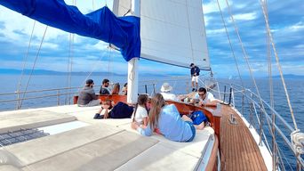 Au départ d'Athènes : Croisière d'une journée à Agistri, Moni et Égine avec baignade