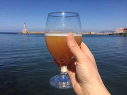 Visite gastronomique et bière artisanale au coucher du soleil - Vieux port de La Canée