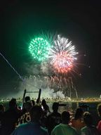 Fuegos Artificiales Feria de Málaga 2025 desde Benalmádena