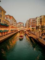 Doha : visite citadine avec balade en gondole au centre commercial Villaggio