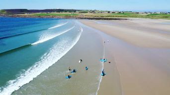 Thurso : Leçon de surf pour débutants à Dunnet Beach