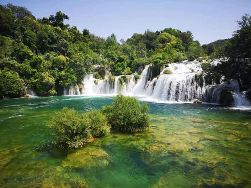 Makarska : excursion d'une journée au parc national de Krka avec visite de Šibenik