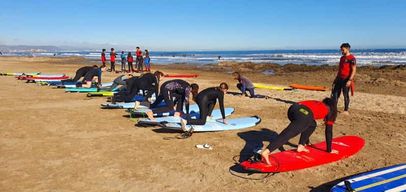 Valence : cours de surf pour débutants à la plage de Malvarrosa