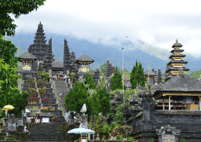 Bali : Visite du grand temple de Besakih avec Waterfal et Rice Terrace