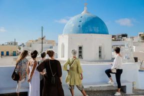 Santorin : Excursion à terre de 6 heures en petit groupe Villages et vins