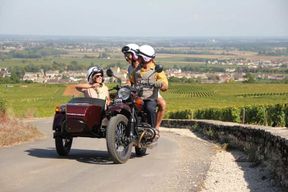 Meursault : Tour des vignobles en moto avec side-car