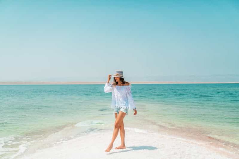 Au départ d'Amman : excursion d'une journée au canyon d'Al-Mujib et à la plage de sel de la mer Morte