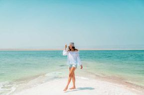 Au départ d'Amman : excursion d'une journée au canyon d'Al-Mujib et à la plage de sel de la mer Morte