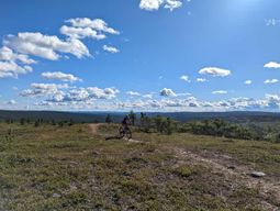 Saariselkä : Sentiers d'écoulement et randonnée en VTT dans les jardins rocheux