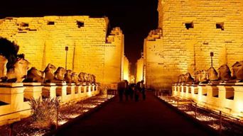 Billet QR pour le spectacle son et lumière du temple de Karnak avec transfert