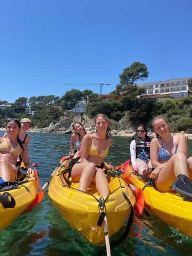 Au départ de Barcelone : excursion en kayak et plongée avec tuba sur la Costa Brava avec pique-nique