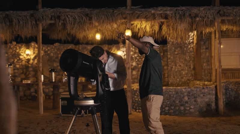 Dubaï : Safari nocturne privé et astronomie avec dîner à 3 plats