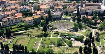 Florence : visite privée en voiturette de golf à Fiesole et sites romains